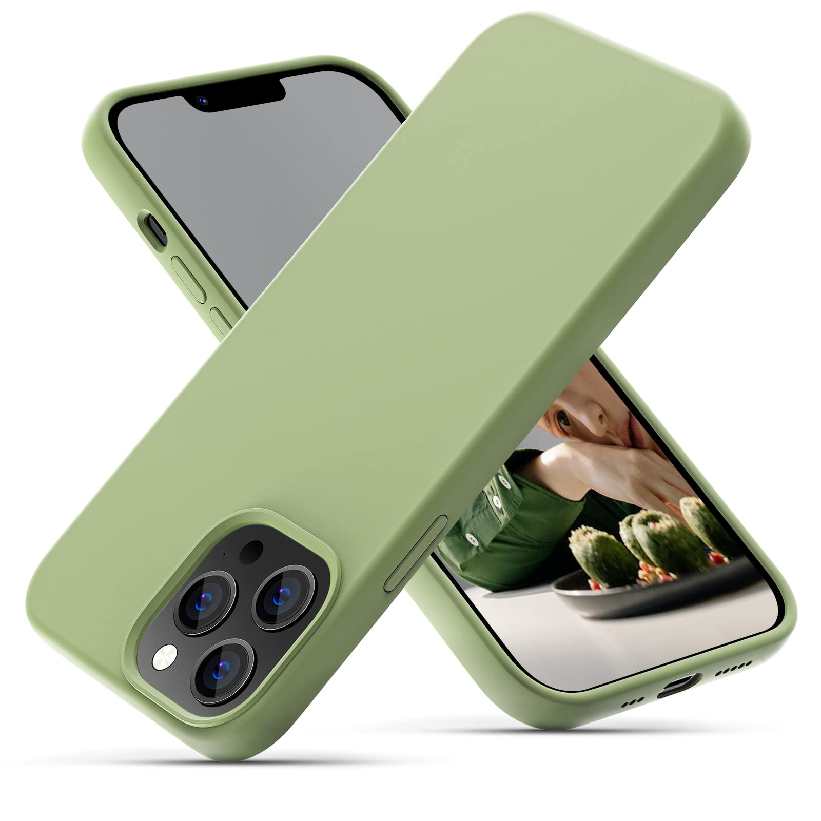 Amazon.co.jp: TILIYOO iPhone 13 Pro ケース シリコン, 6.1インチ対応 