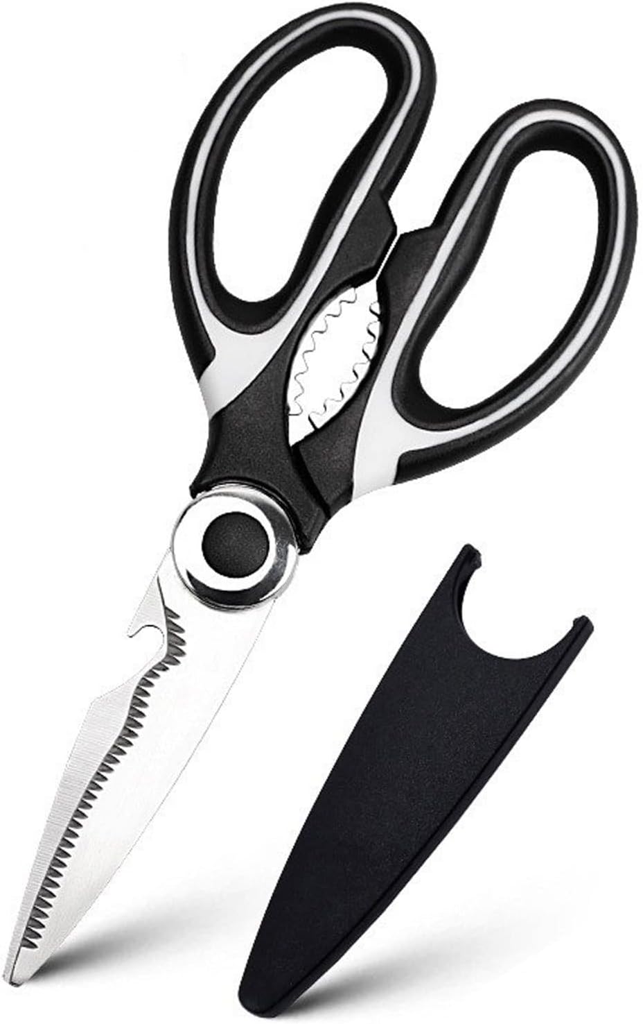 Kitchen Scissors Multifunction Stainless Steel Tool Shears(B)