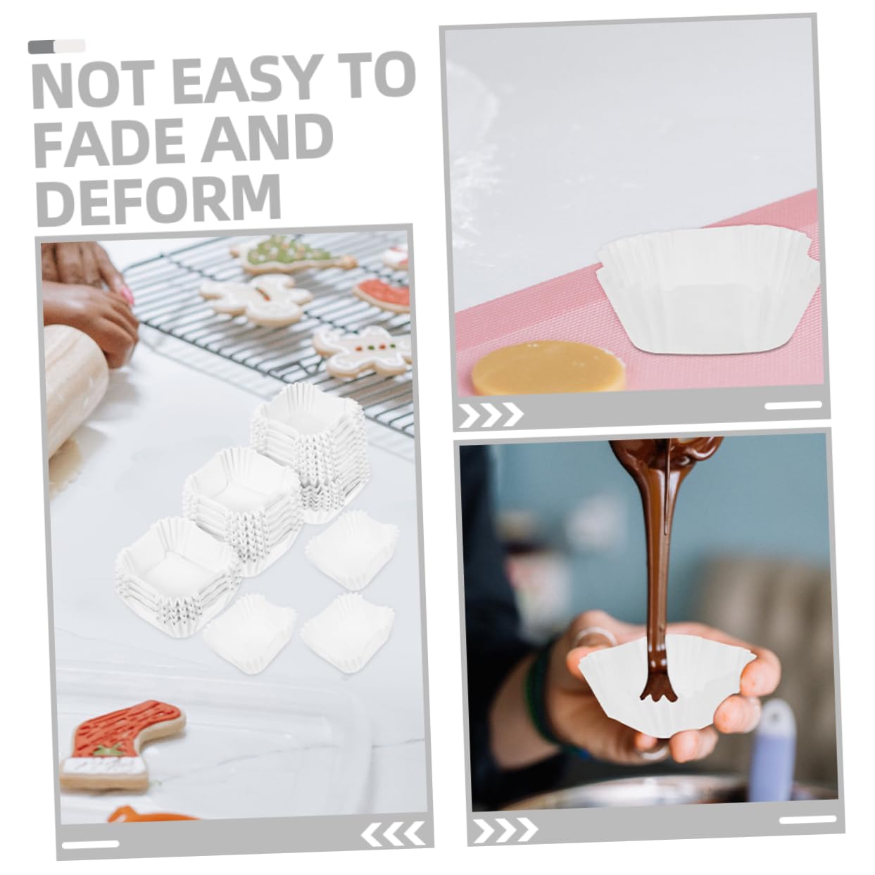 PRETYZOOM 8000 Pezzi tazze da torta fodere porta cupcake fodere per cupcake per la cottura grandi pirottini per muffin supporti per pirottini per muffin fodera per cupcake Carta bianca