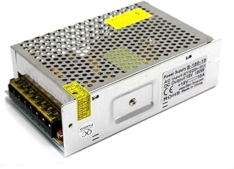 18V 10A 180W LED Lighting Light Belt Driver Switching Power Supply 110/220VAC-DC Transformer Monitoring Power Supply Industrial Power CCTV 180 Watts