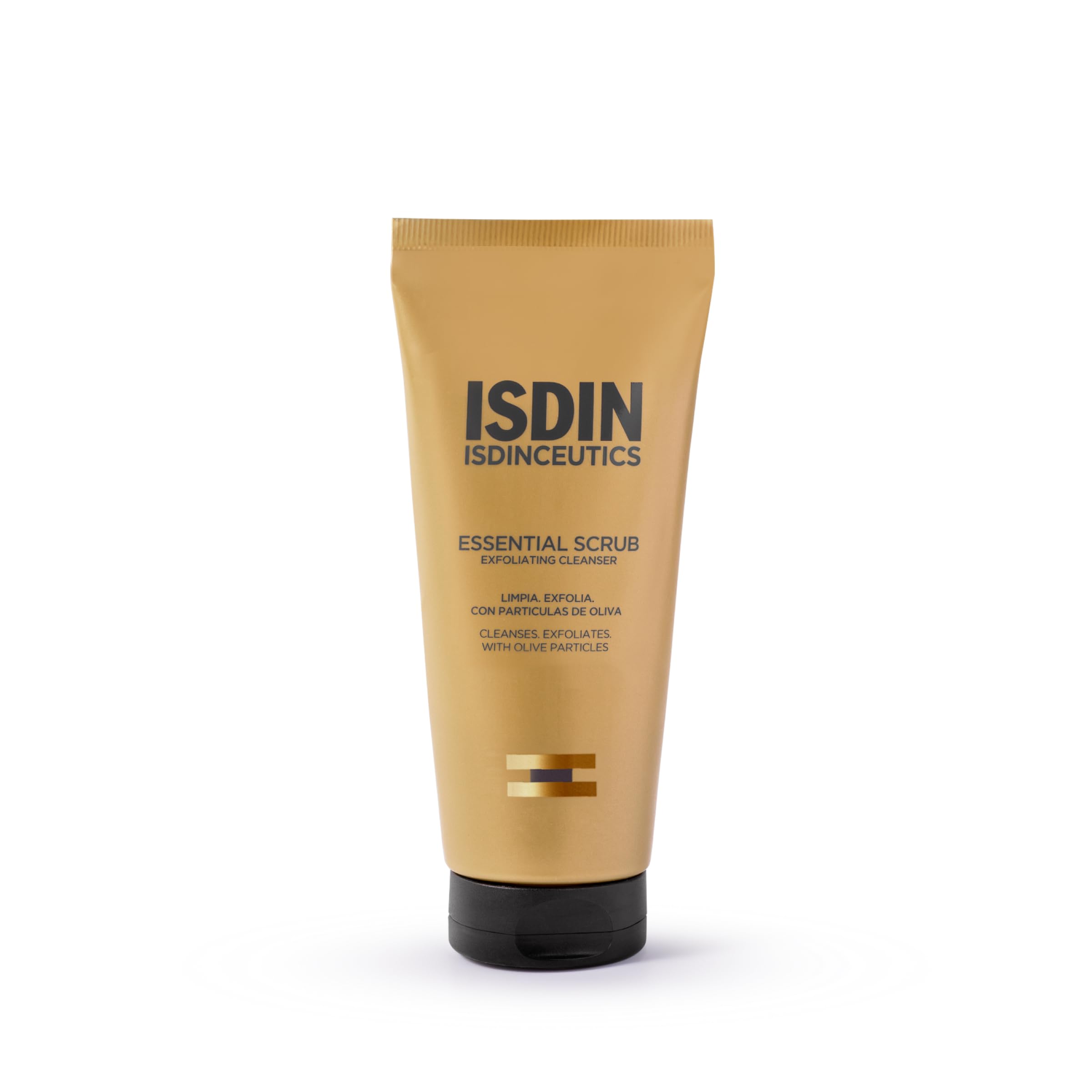 ISDIN Isdinceutics Essential Scrub (100 g) | Gel Detergente Viso Esfoliante | Deterge ed Esfolia per una Pelle Rinnovata | Aiuta a Diminuire l'Aspetto dei Pori | Adatto a Tutti i Tipi di Pelle