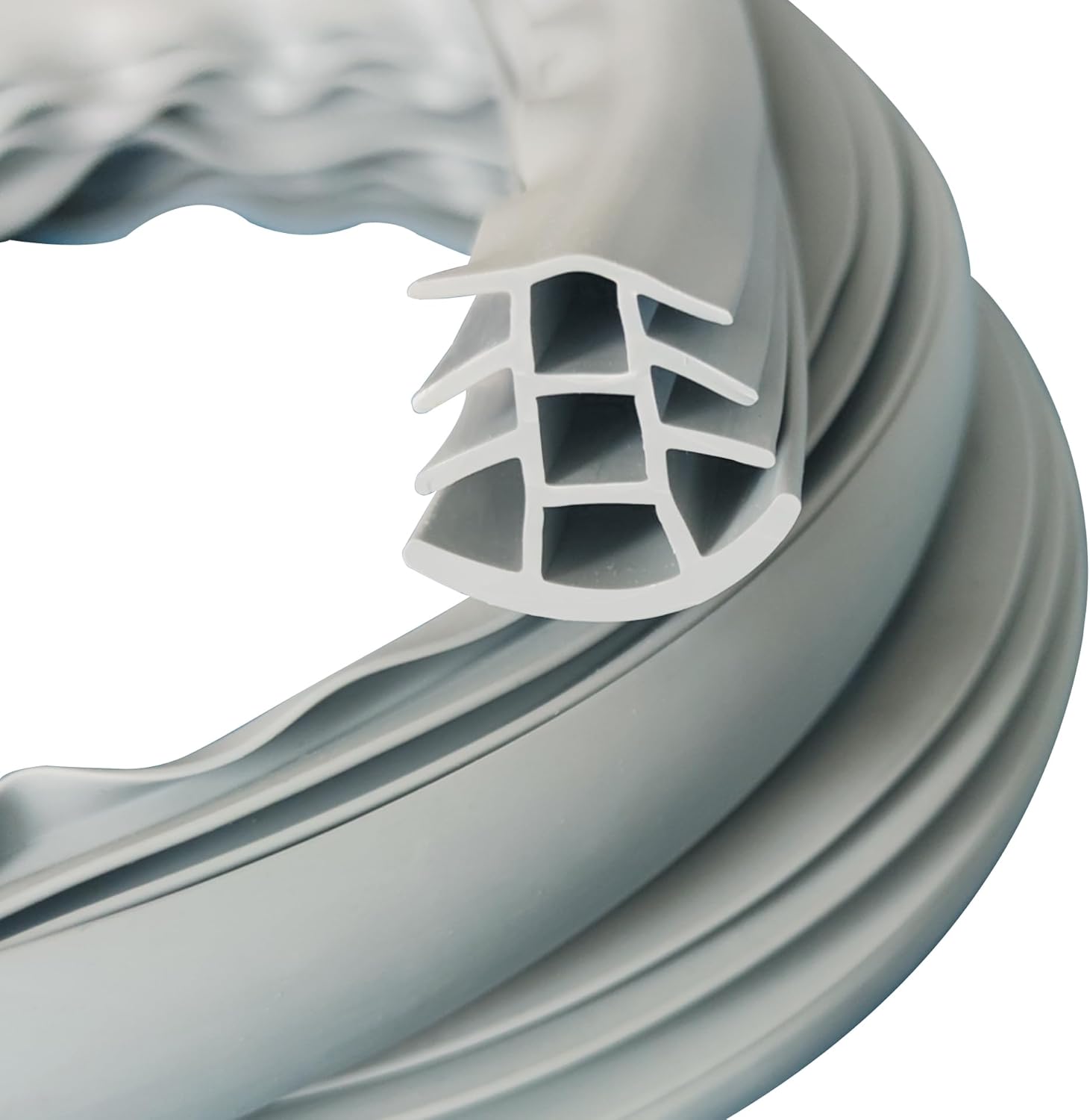 Flexible EPDM Rubber Strip (1'' Wide, 50 Ft Long) for Concrete Crack Repair Replacement - Weather Aging Resistance Upgrading Expansion Joint Filler