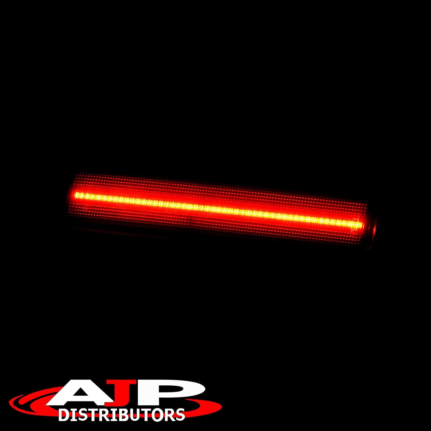 AJP Distributors Red Lens LED Rear Bumper Reflector Tail Lights Brake Stop Lamps Assembly Compatible/Replacement For Buick Enclave Cadillac CTS CTS-V Equinox Trailblazer SS Acadia