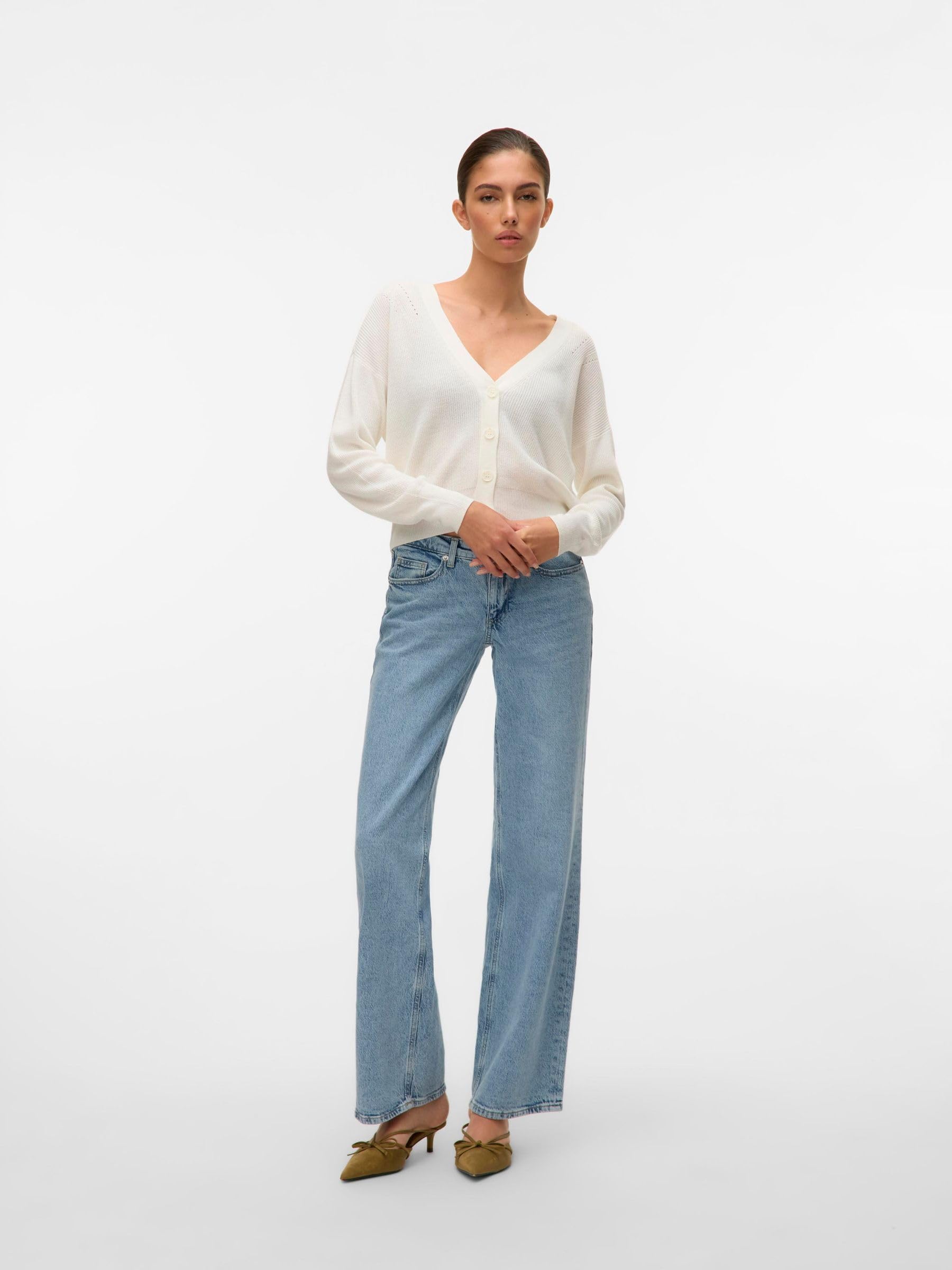 VERO MODA Knitted Cardigan VMNEWLEXSUN Knit Cardigan