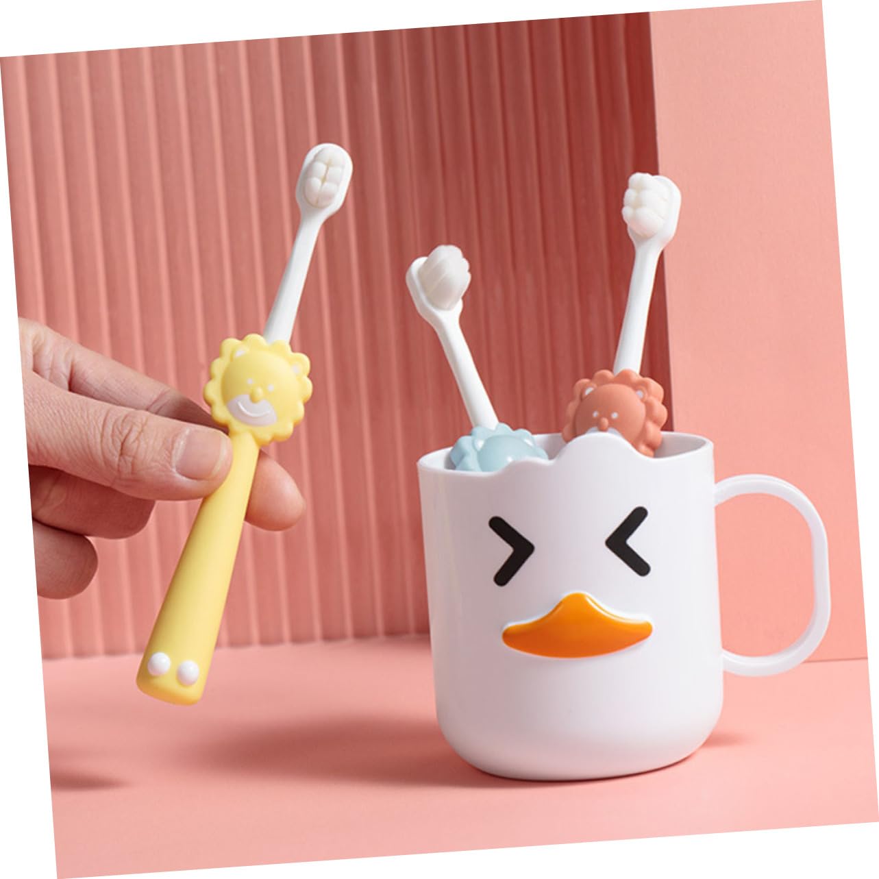 Healvian 12 Pz Spazzolino Da Denti Per Bambini Wanmao Spazzolino Manuale Spazzolino Per La Pulizia Profonda Extra Aspirazione Portatile Pp Bambino Che Fa i Primi Passi Prodotti Per Bambini