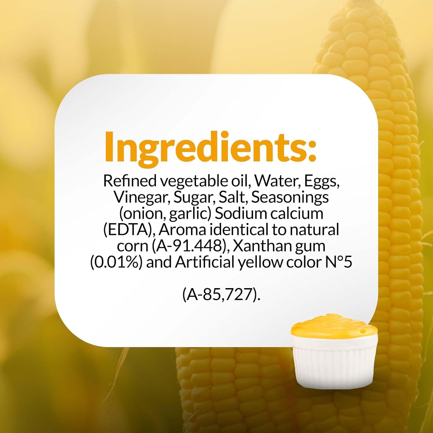 FRITZ Corn Sauce (740 g) - Especially Ideal for your meals, Hot Dogs, Burgers, Sandwiches - Enhances Flavors and Adds a Creamy Kick (3 Pack)