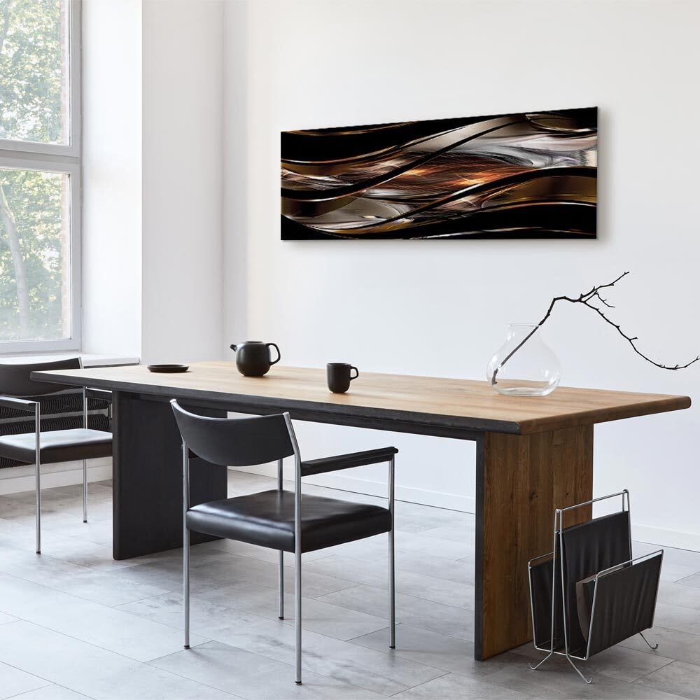 decomonkey Wandbilder Abstrakt 150x50 cm 1 Teilig Leinwandbilder Kunstdruck