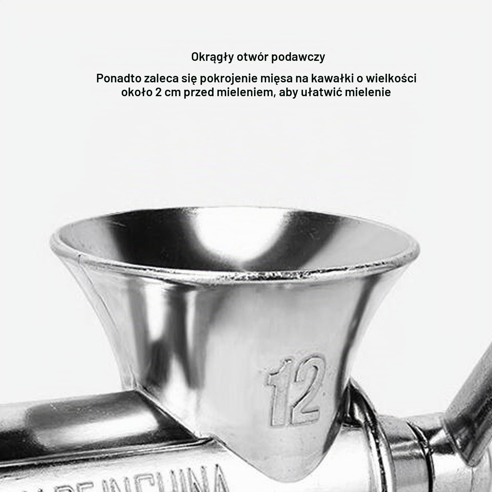 Manualny Młynek do Mięsa, Aluminium Ręczne Korba Korbowy Kiełbasek Wypełniacz Kiełbasek, Szybkie Mielenie Mięsa, Wielofunkcyjna Ręczna Maszyna do Szlifowania do Ciast Ryżowych, Wyleczone