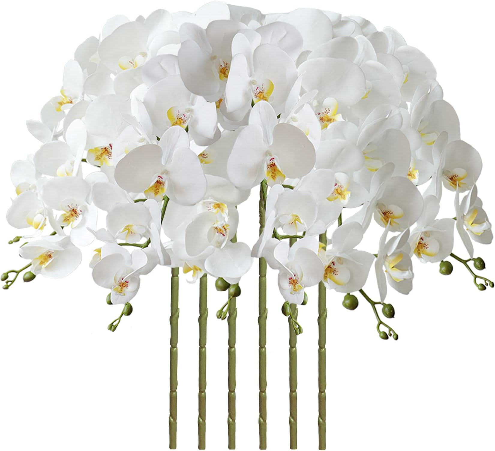Orchidée Artificielle Blanc 30cm