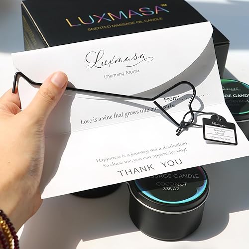 Miniatura 4 de Velas de masaje para terapia corporal, cera de soja natural, velas de aceite de masaje de baja temperatura para el cuidado de la piel, loción