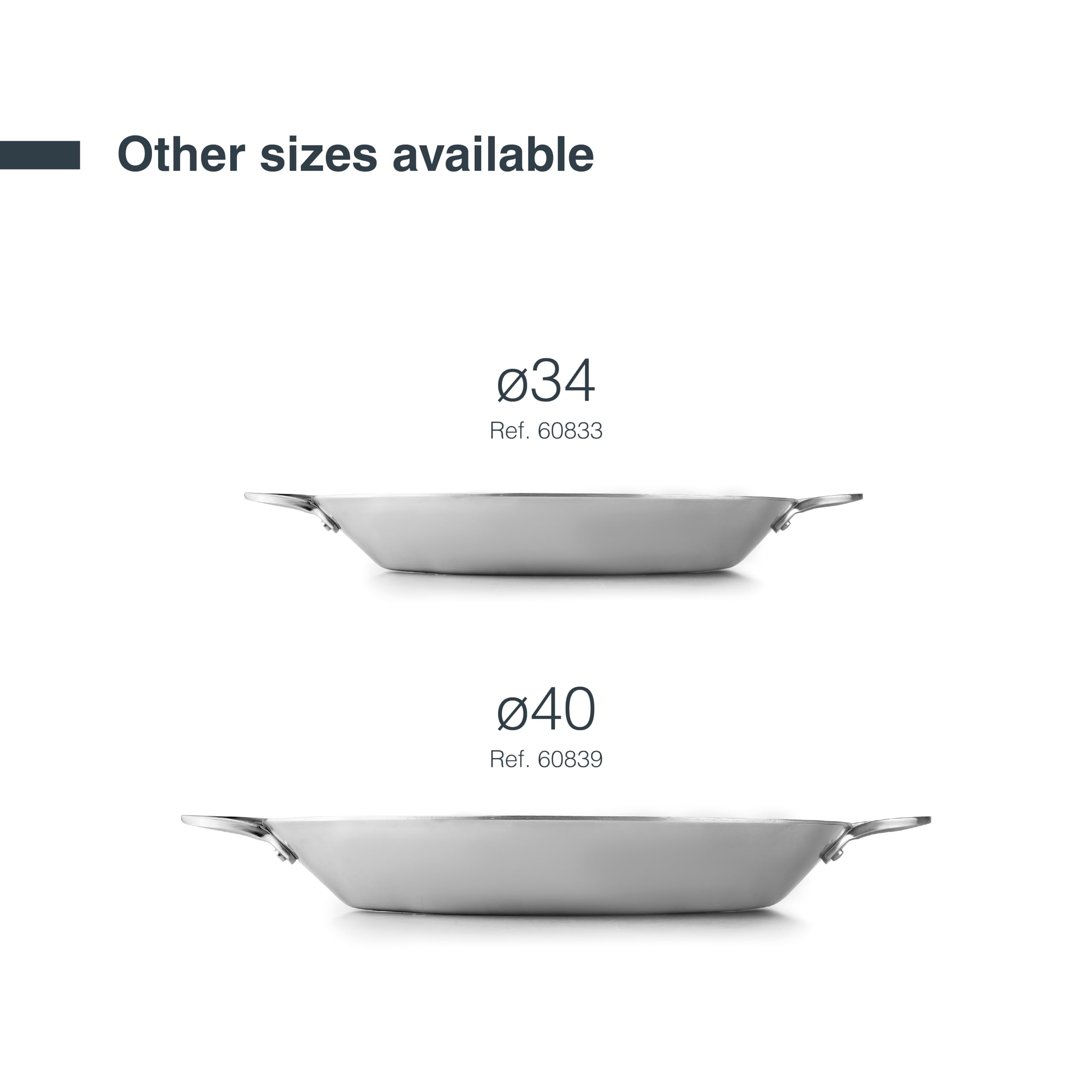 LACOR - 60833 - Plat Paella Induction, Poele Paella TriChef, Technologie TriLayer, Antiadhésif Quantanium, Poignées Inox, Induction, 5 Portions, Nettoyage Facile, ø 34 cm et Hauteur 5 cm