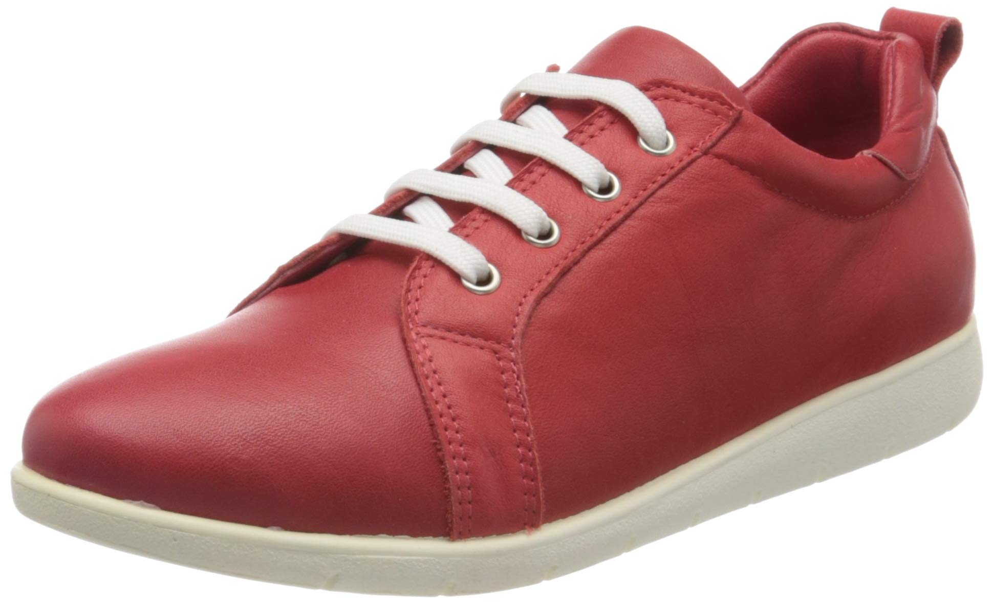 Andrea Conti 1479604 Women’s Low-Top Sneakers, Red (Rot 021), 4.5 UK