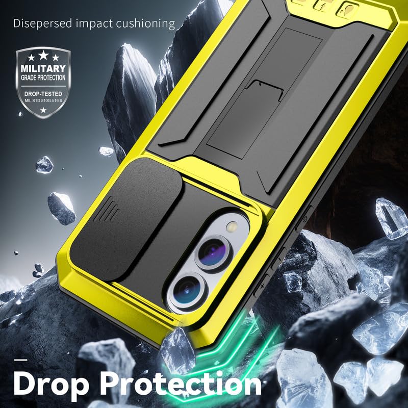 Coque Galaxy S25 Edge Waterproof Housse Protection Intégrale Caméra Argent