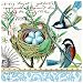 Michel Design Works 20-Count 3-Ply Paper Luncheon Napkins, Bird Nest