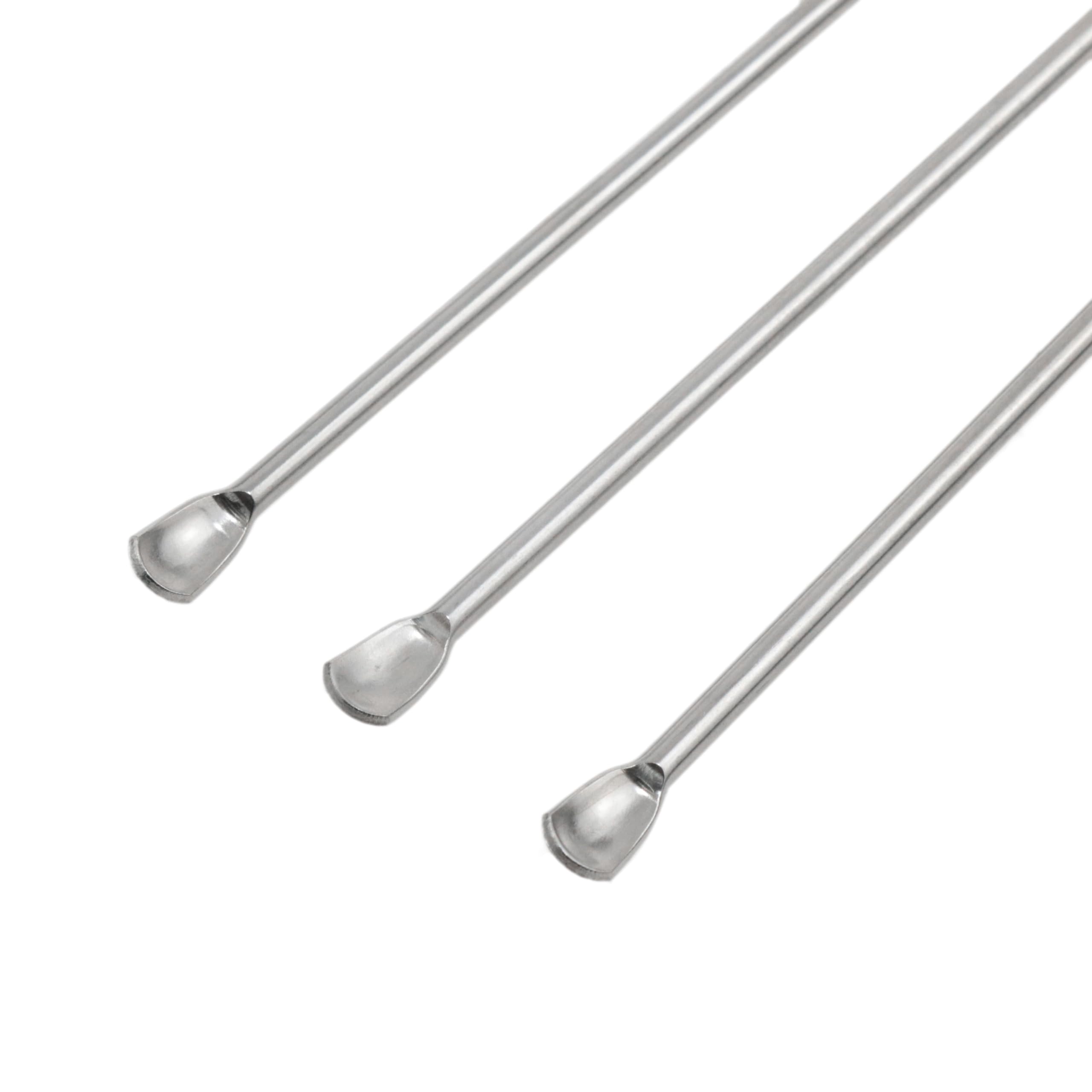 yukata 5 Piece Stainless Steel Lab Spatulas and Micro Sampling Spoon Set — Amazon image 3