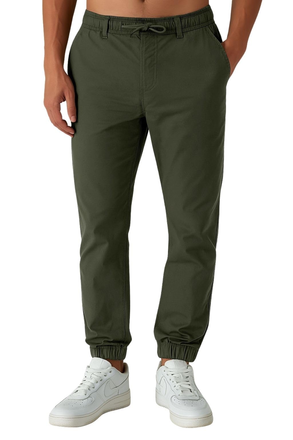 Smith & Solo Cargohose Herren – Chino Hose Cargo Hosen Stretch, Arbeitshosen Baggy Baumwolle, Activewear für Herren mit Taschen Kordelzug