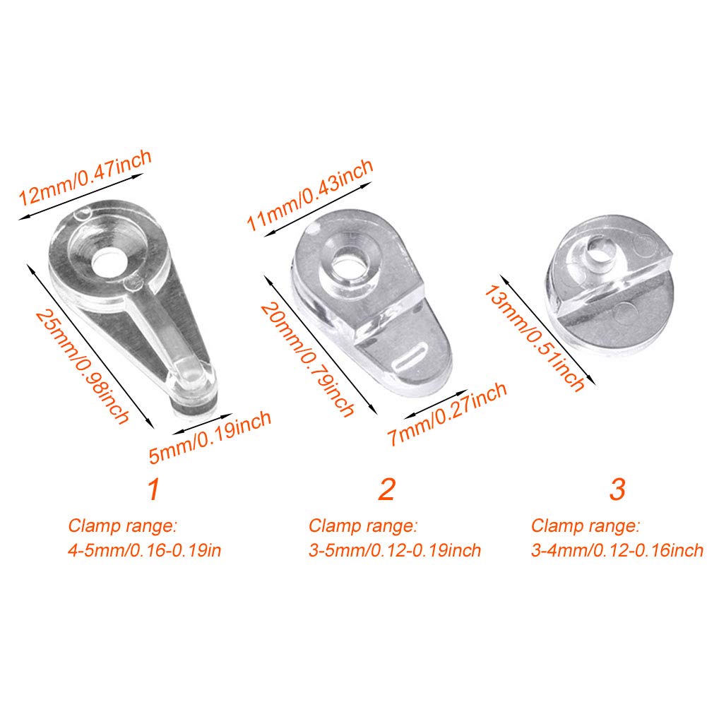 Glashalter-Clips Set 20 Stück – Transparente Clips Mit Schrauben Für Schranktüren, Spiegel & Glas