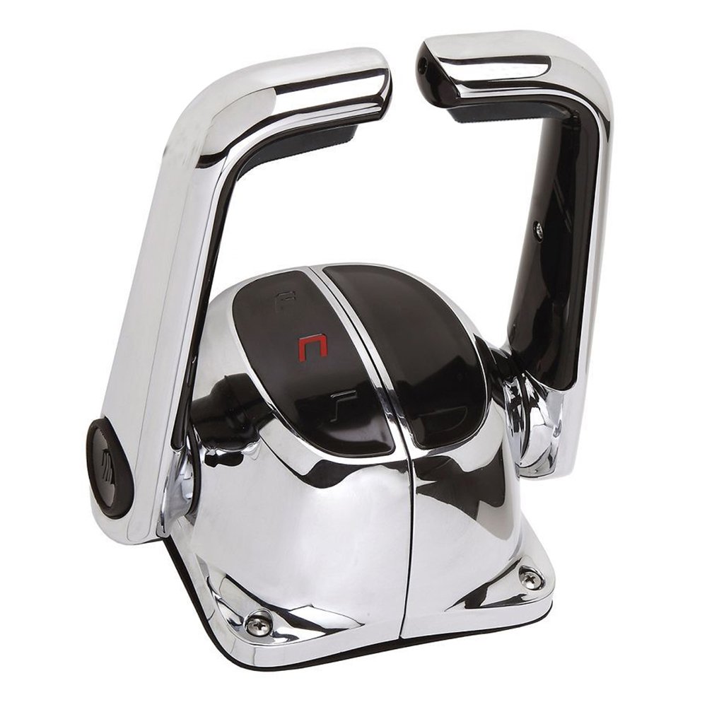 uflexUSA Uflex Twin Lever Top Mount Control w/Neutral Lock - No Trim Switch - Chrome