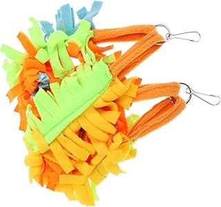 SEWOART 1 conjunto de hamster escalada ponte suspensa coelho grama de madeira bolo hamster mastigar brinquedos coelho petisco coelho brinquedos de pendurar coelho dentes mastigáveis brinquedo de dentição pano de chinchila ponte macia