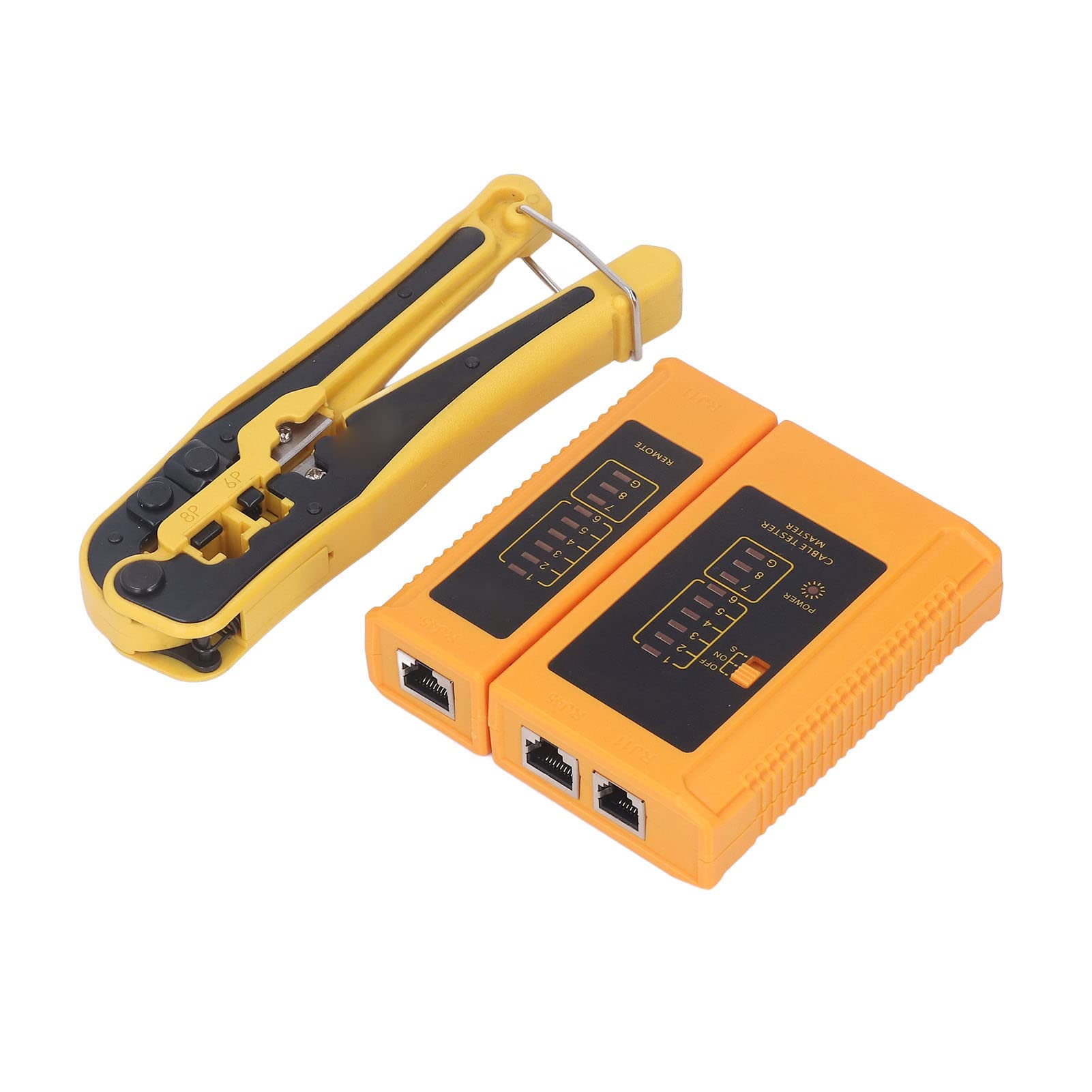 Kit à outils à embouteillage Terminal téléphonique à plusieurs usages Universal Ratchet Strucping Pliers Network Tester Set