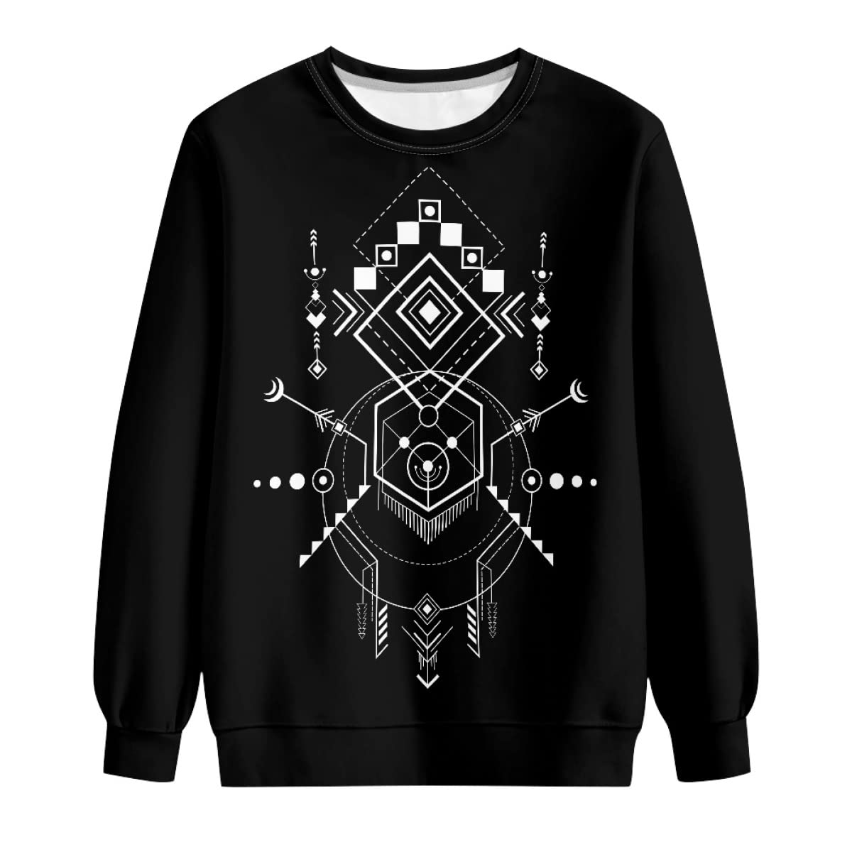 Womens Harajuku Anime Wear Pullover Cyberpunk Graphic Streetwear Gothic Sweatshirt