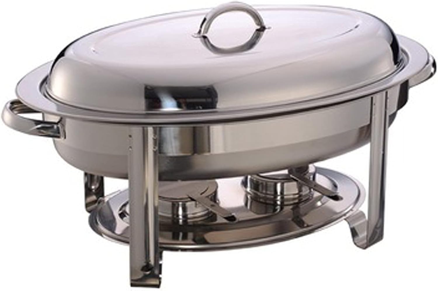 Chauffe-buffet en acier inoxydable 6L au design épuré pour réceptions