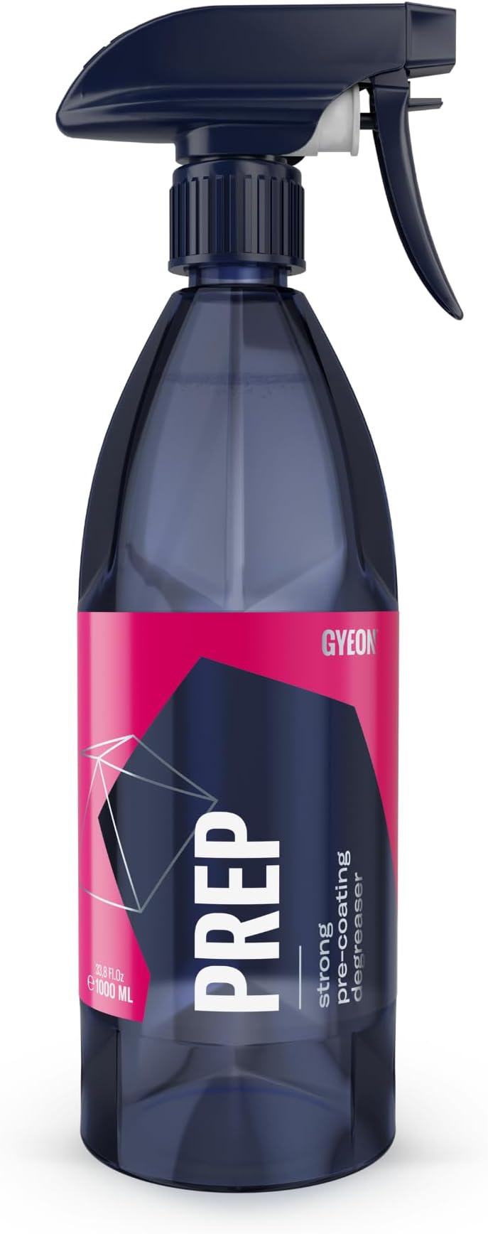 Q²M Prep - Pre-Coating Car Degreaser - Ceramic Coating Prep Spray - Safe Pre Ceramic Cleaner - Antistatic Finish For Exterior Surfaces - Lifts Polishing Oils - Cars Cleaning Products - 1000ml
