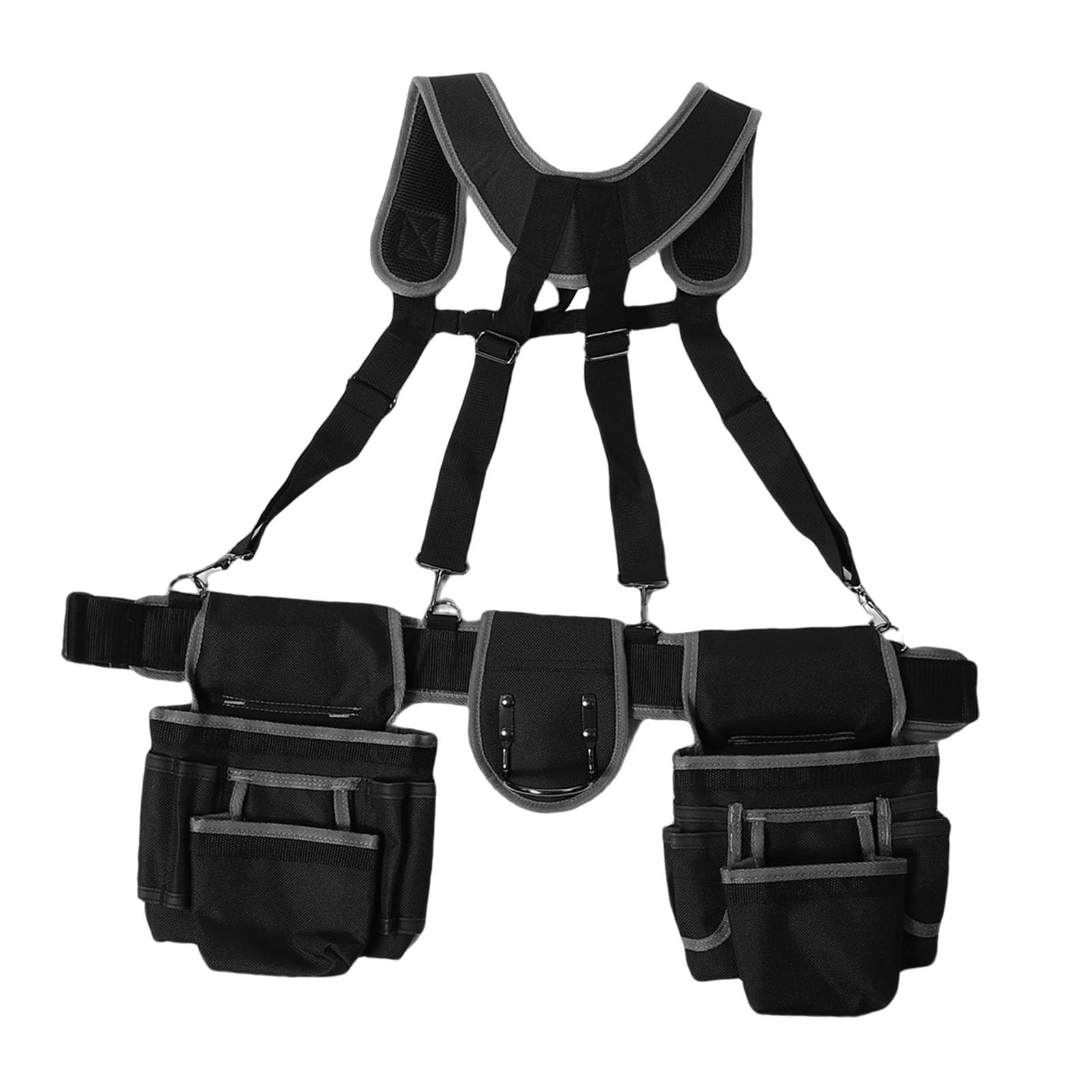 Ceinture Porte Outils avec Bretelles, Organiseur de Ceinture avec