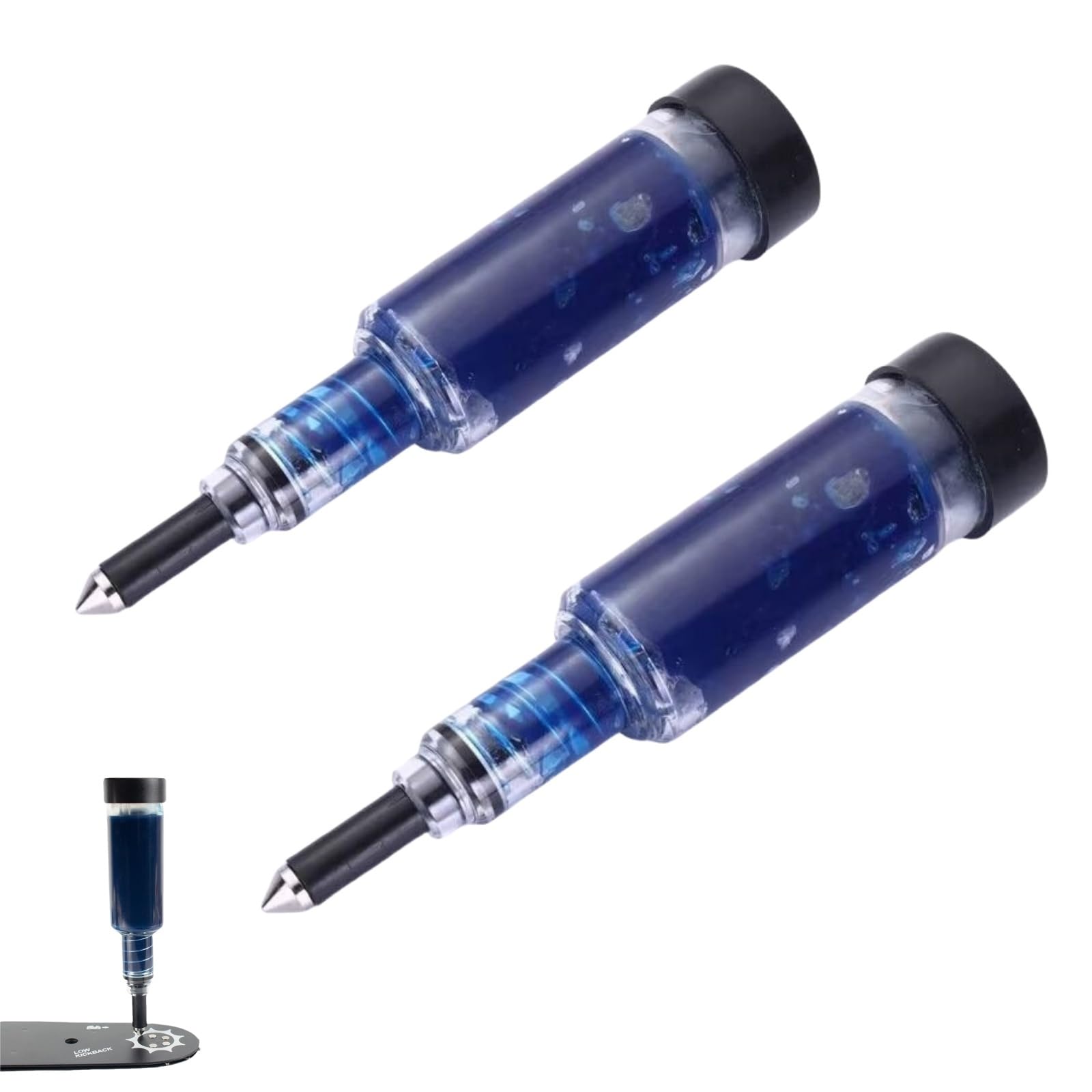 Bomba de grasa para guía de motosierra (2 piezas) | Lubricador de guía para motosierra | Grasa de alta temperatura para piñón y cadena de motosierra | Aceite para motosierra cadena