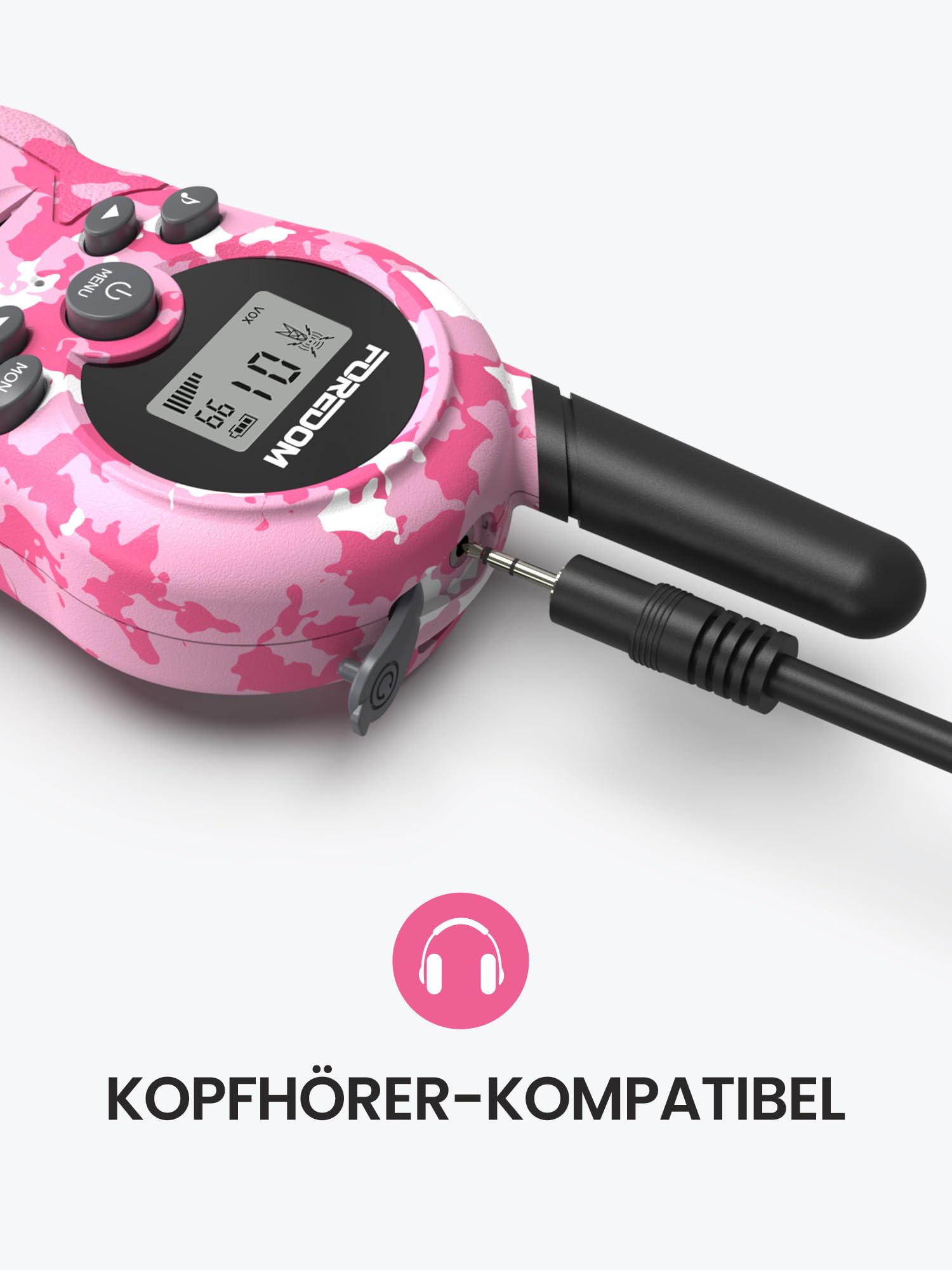 FOREDOM Walkie Talkies für Kinder Walkie Talkies Funkgeräte Set Spielzeug für Jungen & Mädchen 3-12 Jahre, Geschenke Outdoor-Abenteuer – 3er Set