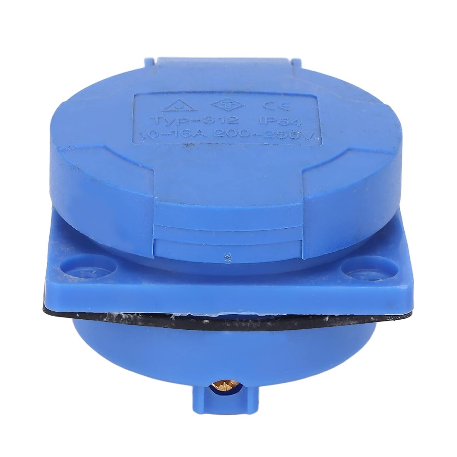 POWER 250VAC 10A Waterproof 3-Pin AU EU UK US Female socket Blue ABS Shell (2) 2
