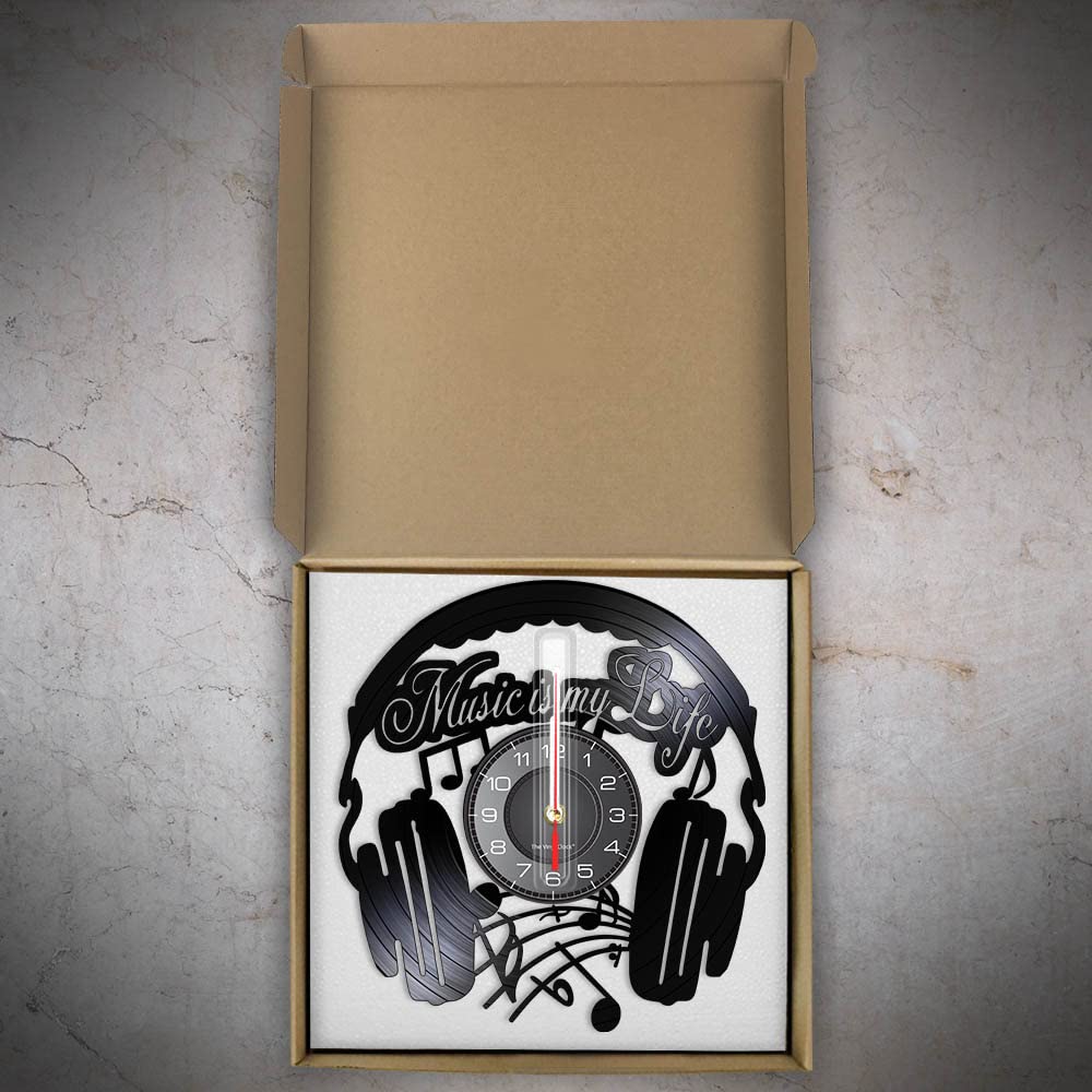 OROLOGIO IN VINILE Da Parete Su Lp 33 Diane 2Cv Realizzato A Mano EUR