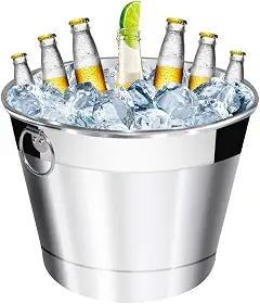 Balde de Cerveja e Gelo em Alumínio Térmico Lixado Beer 7L