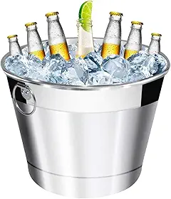 Balde de Cerveja e Gelo em Alumínio Térmico Lixado Beer 7L