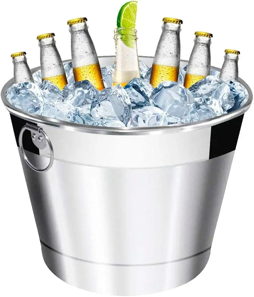 Balde de Cerveja e Gelo em Alumínio Térmico Lixado Beer 7L
