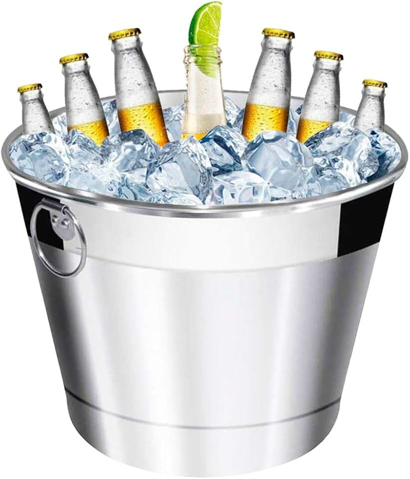 Balde de Cerveja e Gelo em Alumínio Térmico Lixado Beer 7L