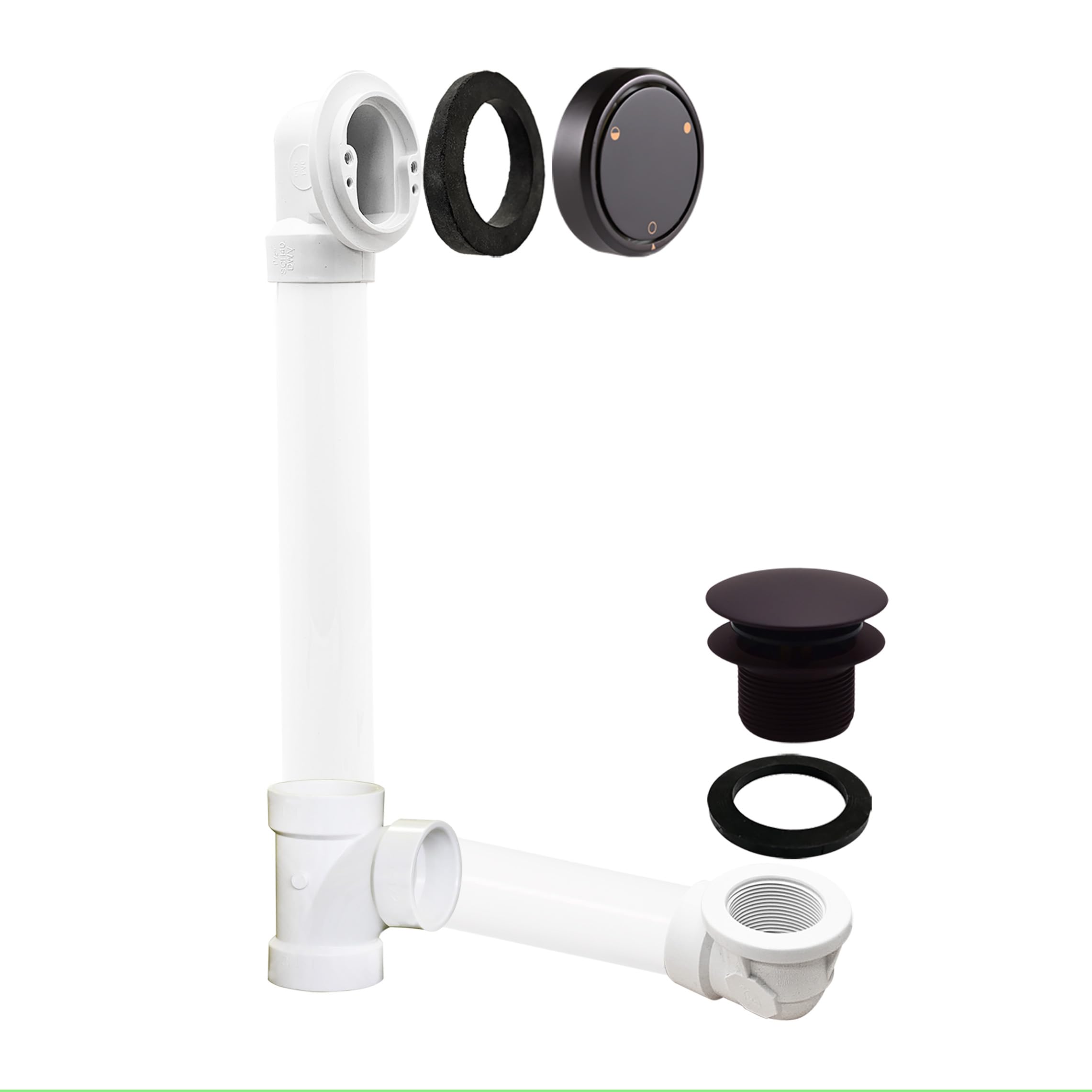 Westbrass R493CHPM-12 - Paquete de fontanero metálico patentado con cierre de remojo profundo, bronce aceitado