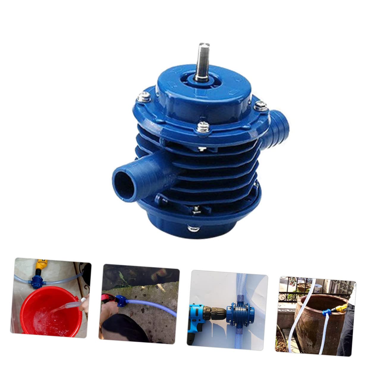 Sosoport Microbomba Autocebante Para Bomba De Agua Bomba De Transferencia De Agua Taladro Manual Eléctrico Centrífuga De Para Uso Doméstico