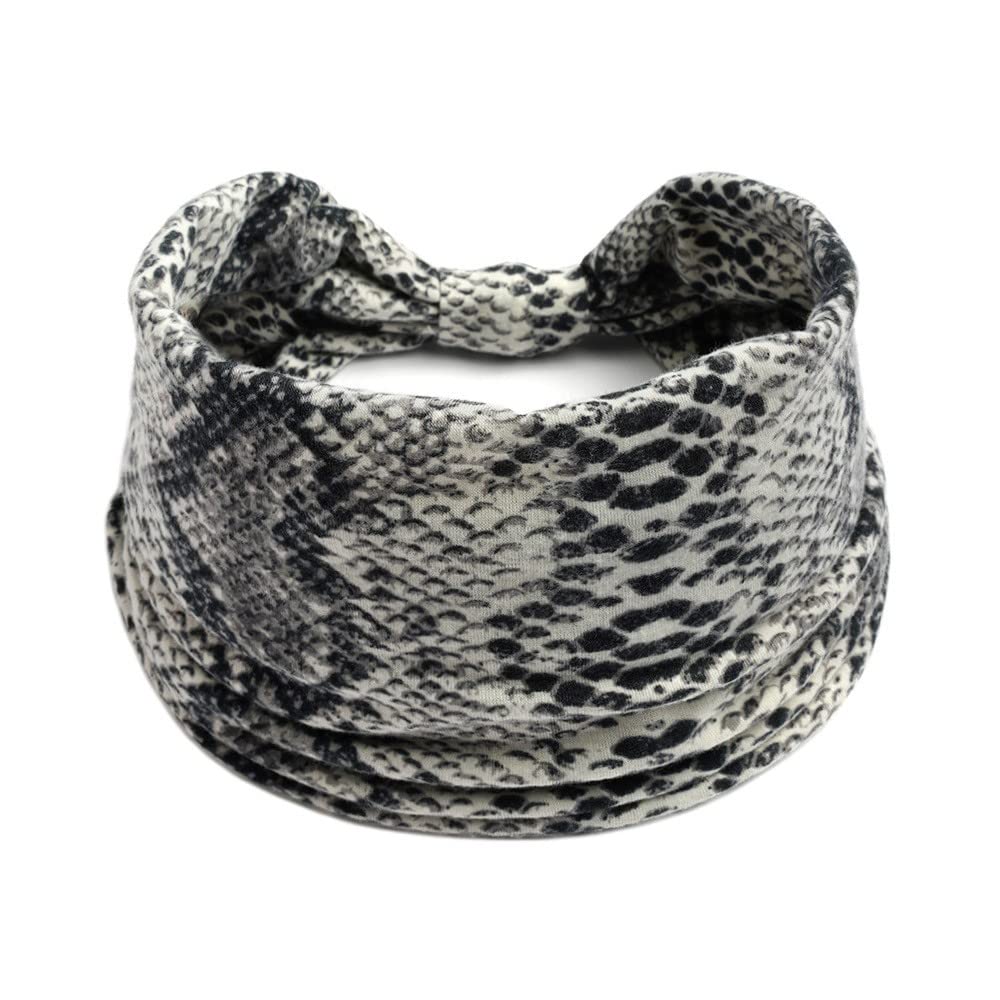 Luipaard Print Hoofdband voor Vrouwen Meisjes - Brede Gestreepte Geknoopte Boog Hoofdbanden Cheetah Haarband Haarbanden Accessoires Boog Cross Hoofd Band Wrap