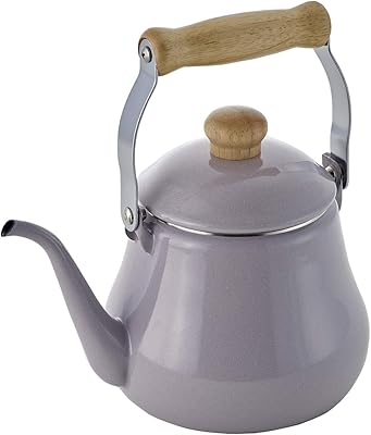 富士ホーロー ドリップケトル ＩＨ対応 1.5L パープルアッシュ C-1.5DK・PA