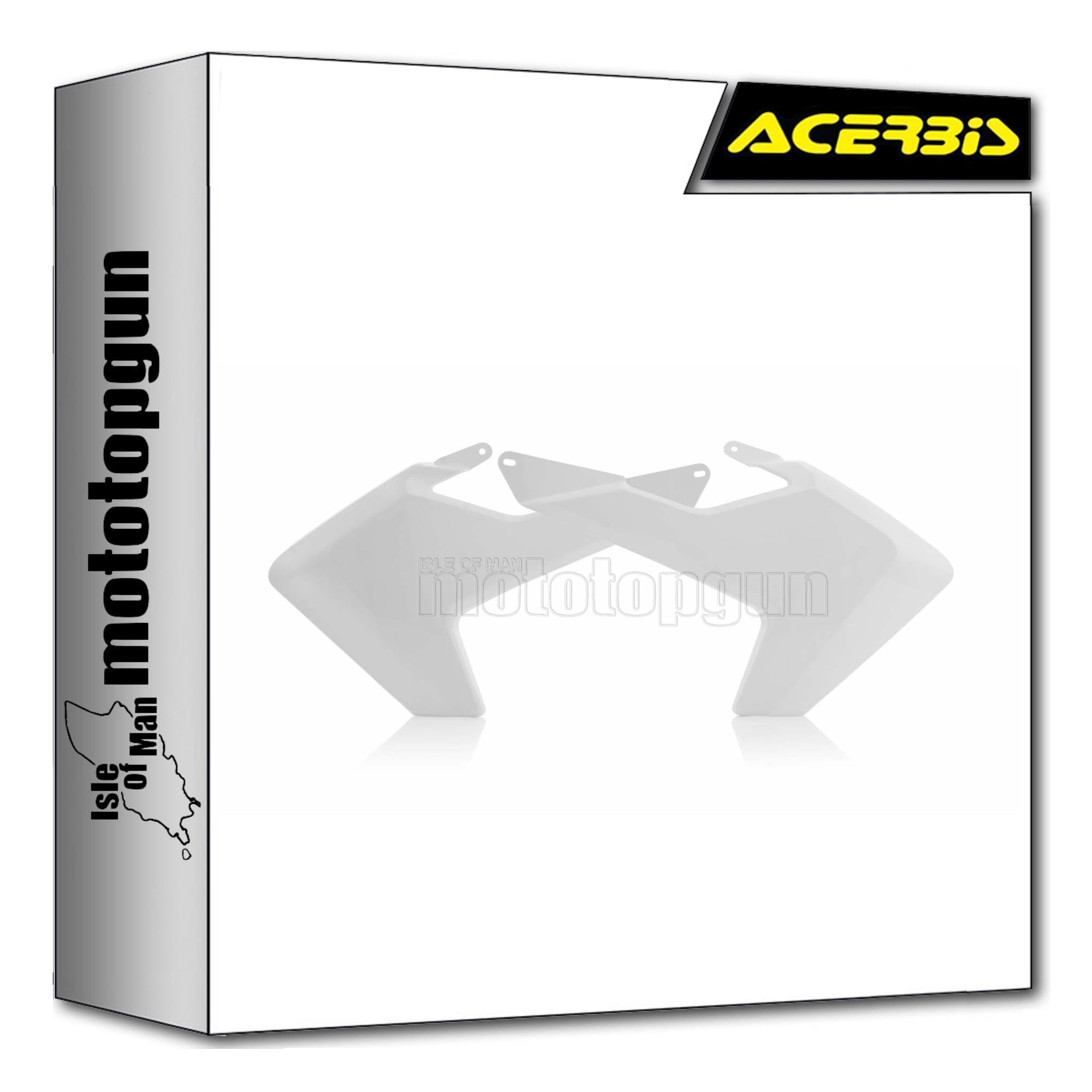 Ouïes de radiateur Acerbis blanc réparer Husqvarna TC 250 2017 2018