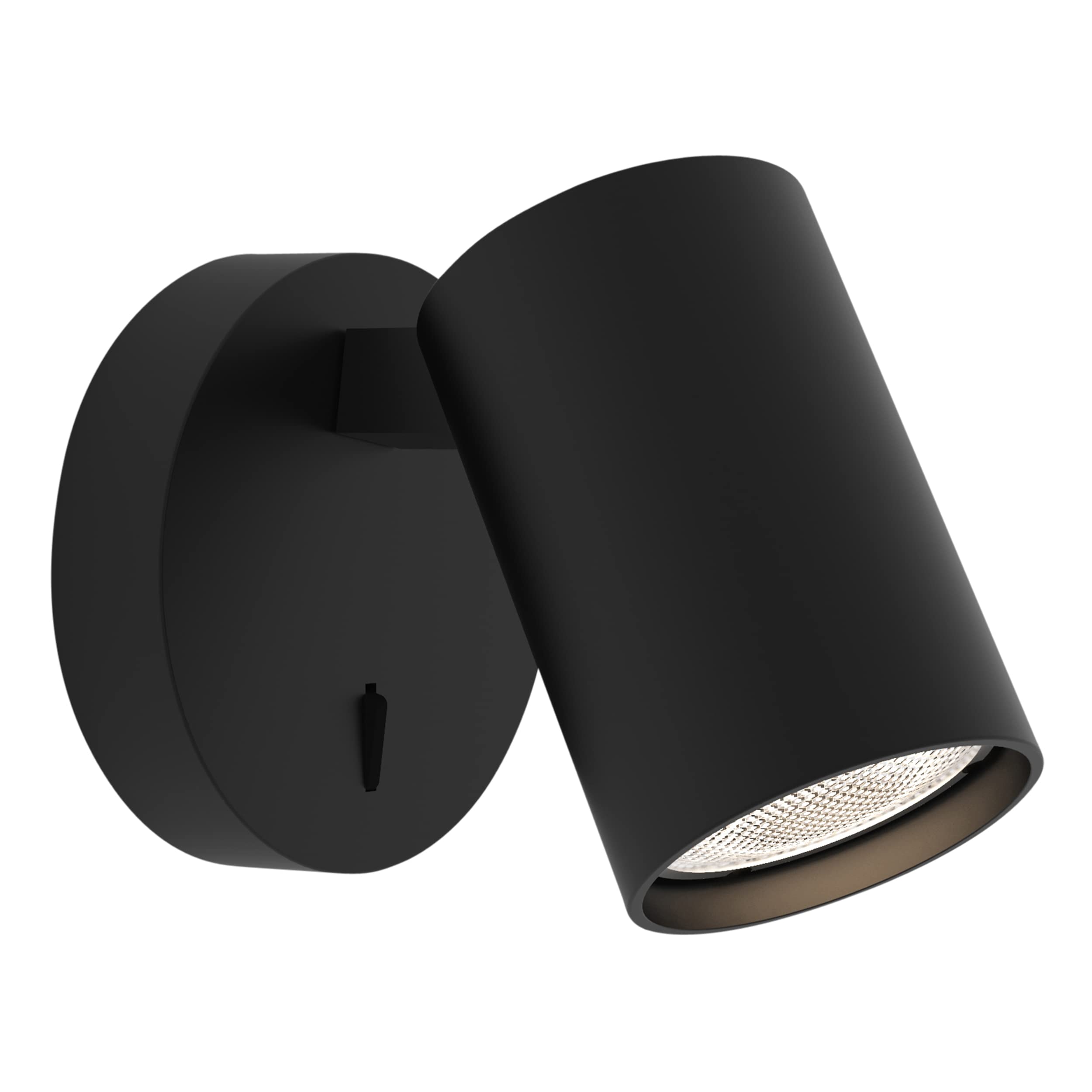 Astro Ascoli Single Switched Indoor Reading (Matt Black), Gu10 Led Lamp, Designed In Britain - 1286079 - 3 Years Guarantee Light/Black