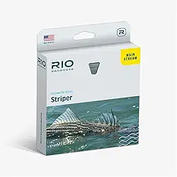 RIO Products Mainstream Striper, linha de pesca com mosca para robalo listrado, série de água fria