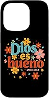 Vista 17 de Funda religiosa de la Biblia para iPhone 16 Dios Es Bueno Spanish Christian Jesus God