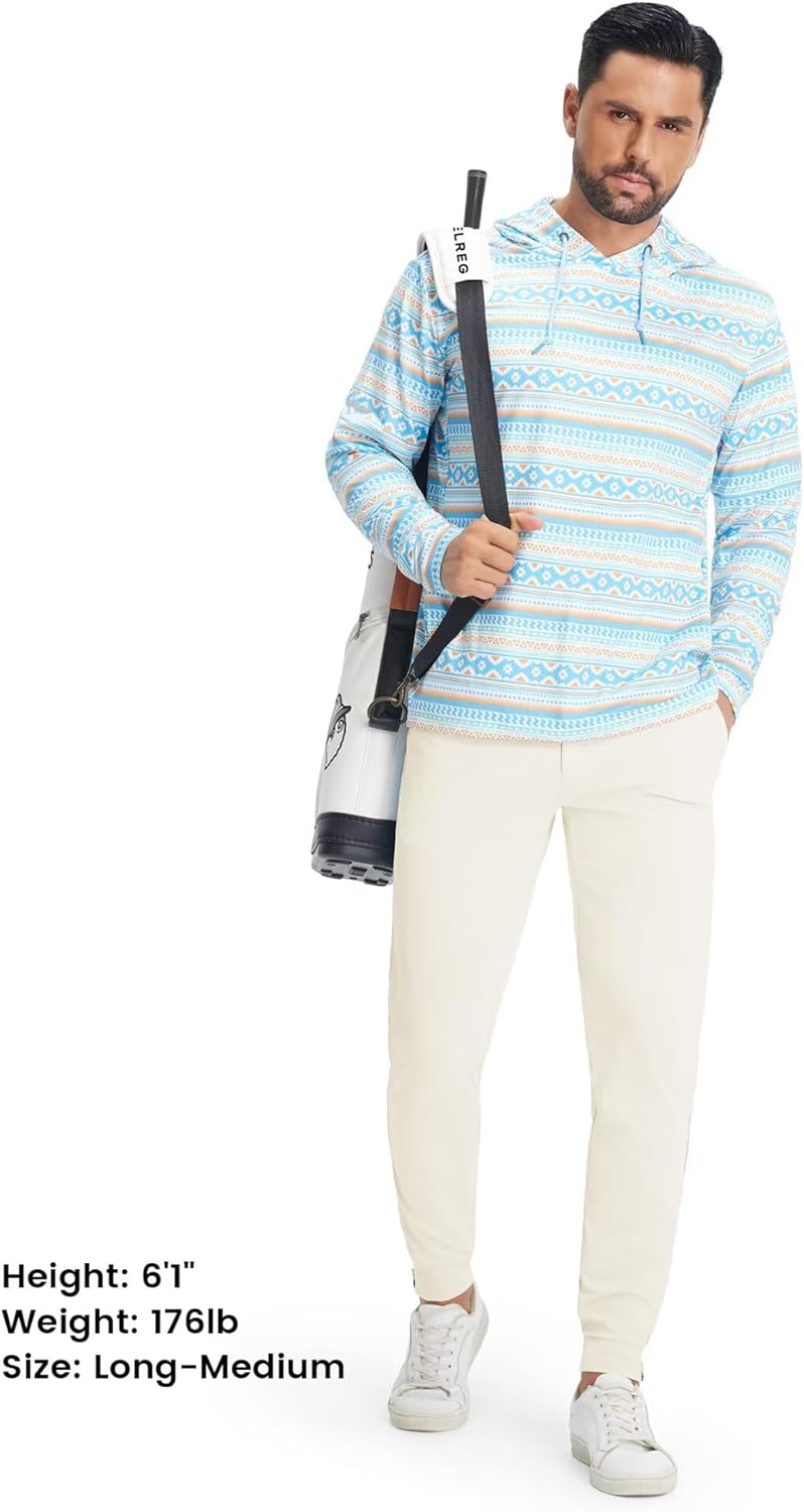 M MAELREG Men's Golf Pants Stretch Business Casual 4 Pockets Ankle Zip Lightweight Breathable Quick Dry Jogger Sweatpants - Image 4