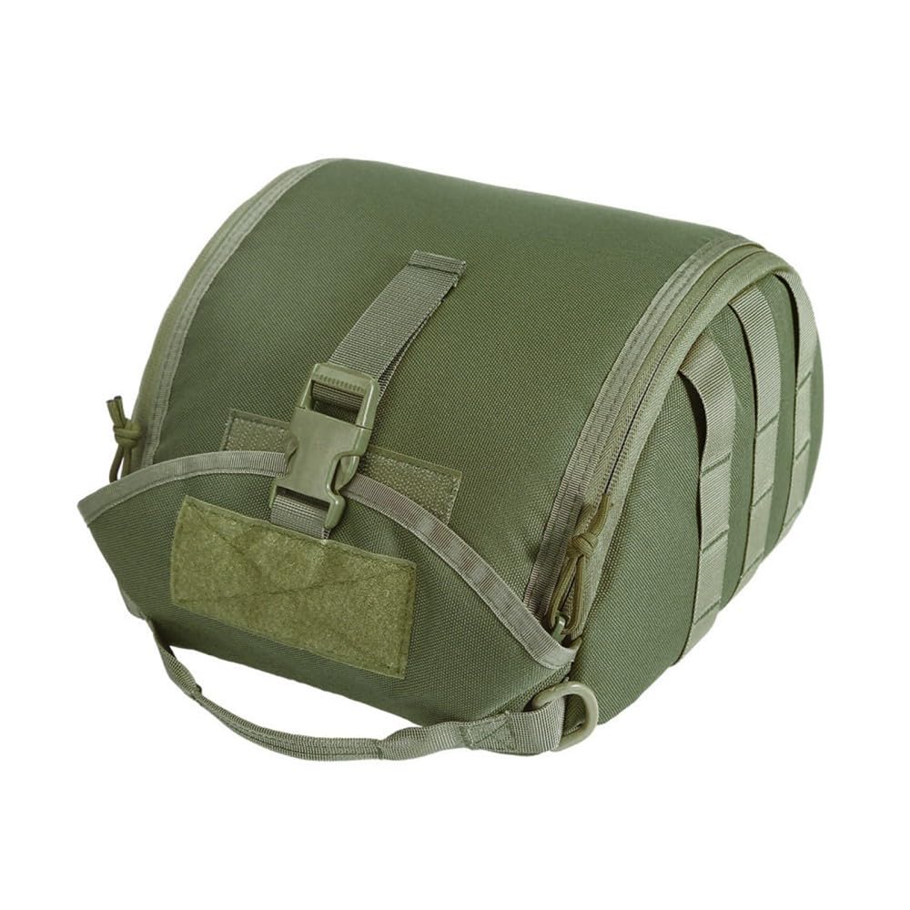 Sac Casque Tactique Molle Légère Anti-Rayures Rangement Rembourré pour Airsoft Haute Capacité Chasse Tir