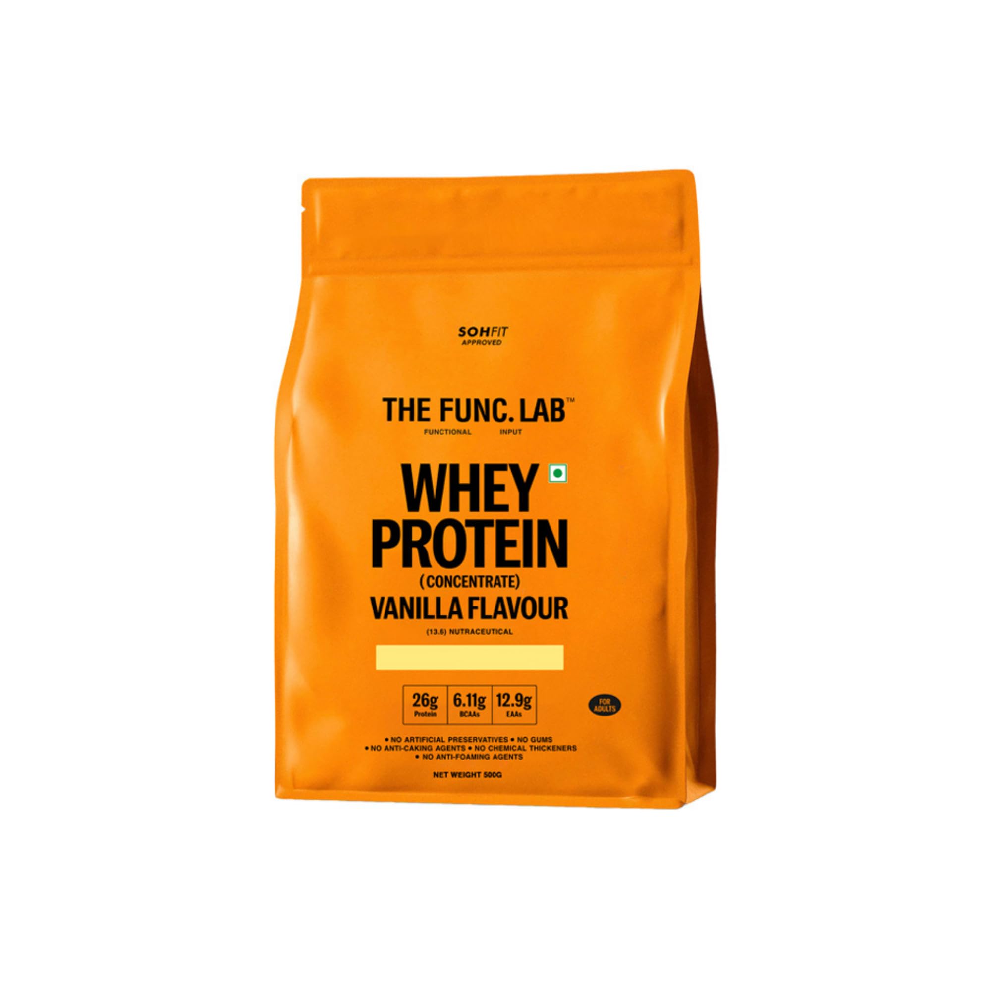 The Func. Lab Whey Protein Concentrate - Chocolate Flavour | 1 kg | Grass‑Fed, 25g Protein, 5.69g BCAA per Scoop | High Protein Supplement for Muscle Growth, Digestion and Absorption Support — Amazon image 13
