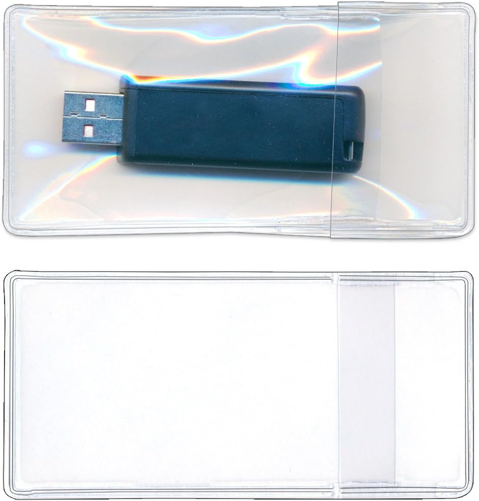 StoreSMART - Flash Drive Pocket with Flap - Peel & Stick - 25-Pack - STB1190SF-25