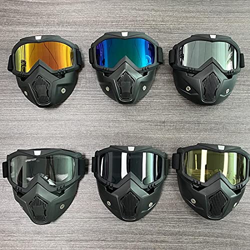 Motor- & Skibril – Winddicht, UV-bestendig & Anti-condens – Geschikt Voor Motorcross, Snowboard, Ski En Off-road – Unisex
