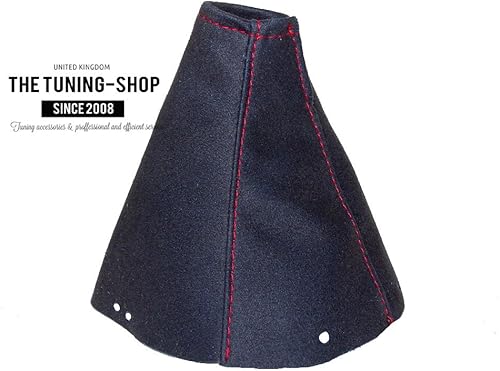 Miniatura 2 de Para Toyota Supra Mk419932002Shift botas, negro ante costuras de color rojo